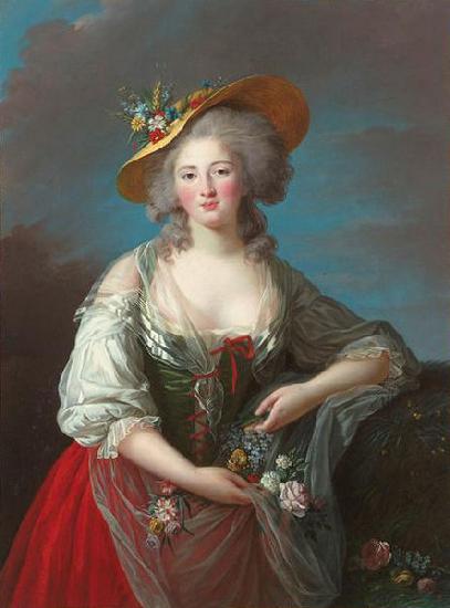 Elisabeth LouiseVigee Lebrun Princess Elisabeth of France France oil painting art